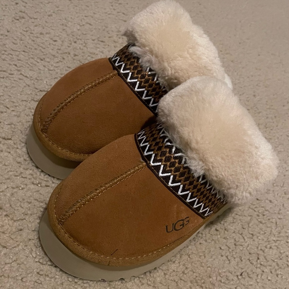 UGG' Brown Sheepskin Slippers
